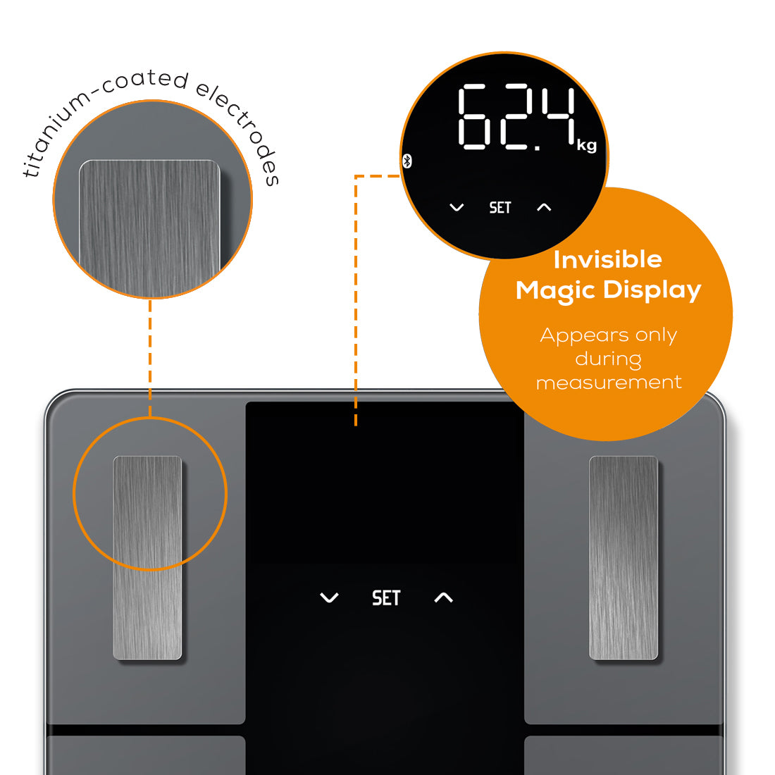 BF 500 (Blue tooth BMI Scale)