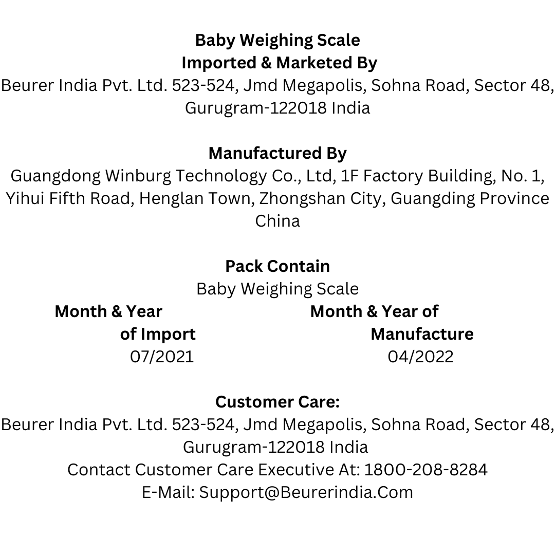 Beurer Weighing Scale