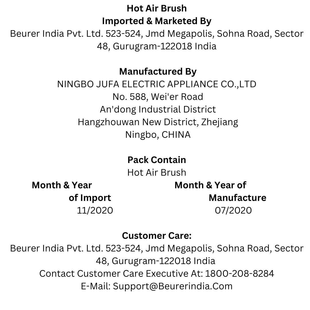 Beurer blow dryer brush