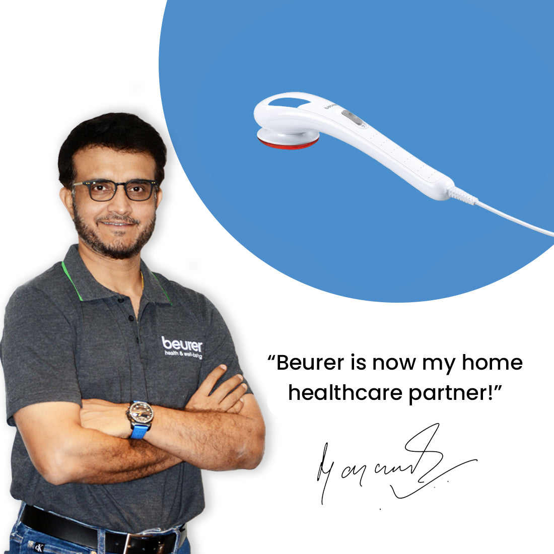 MG 21 Infrared Massager with 3 years warranty.