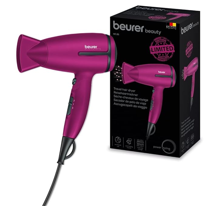 HC 25 Pink Travel Hair Dryer- Limited Edition