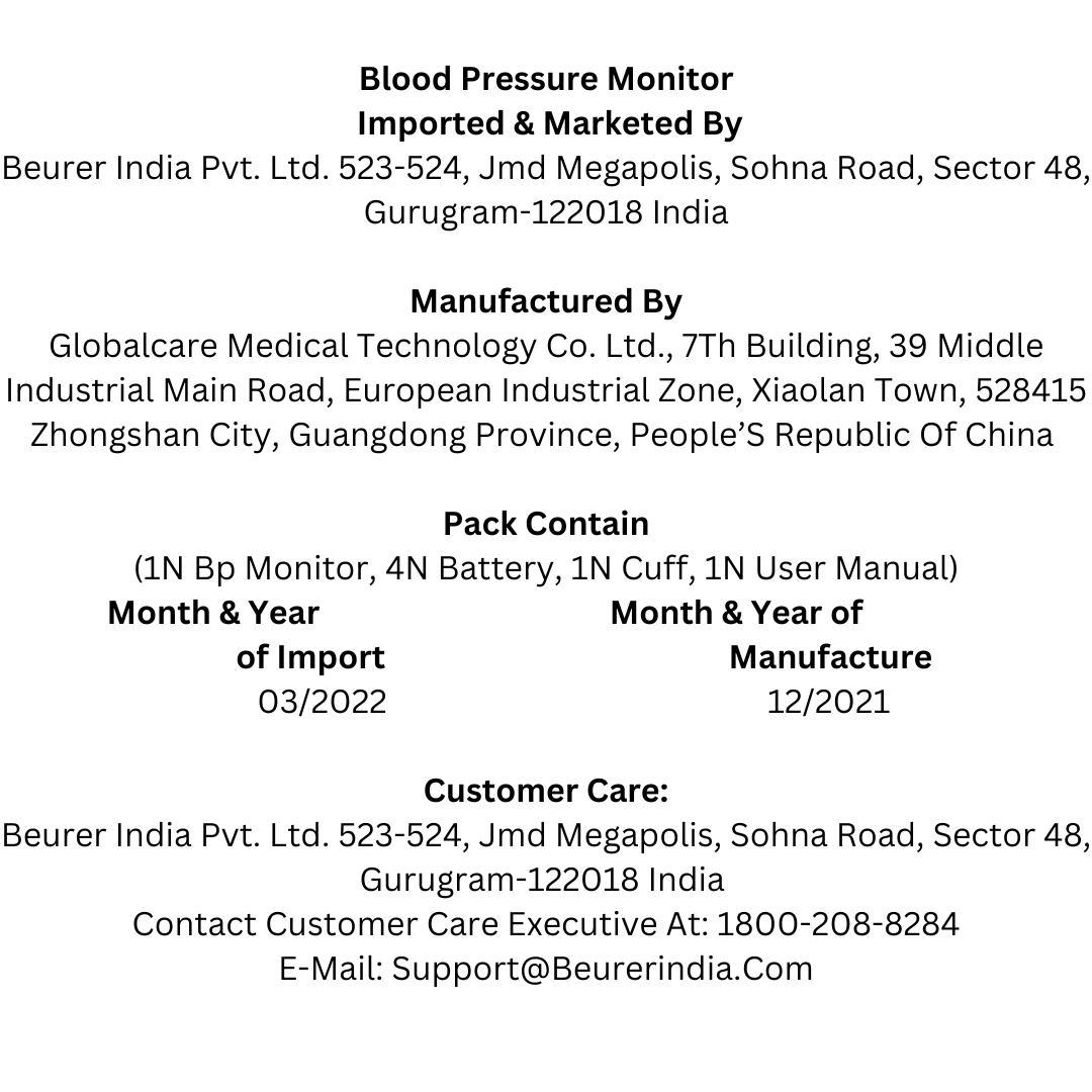 BM 30 Blood Pressure Monitor