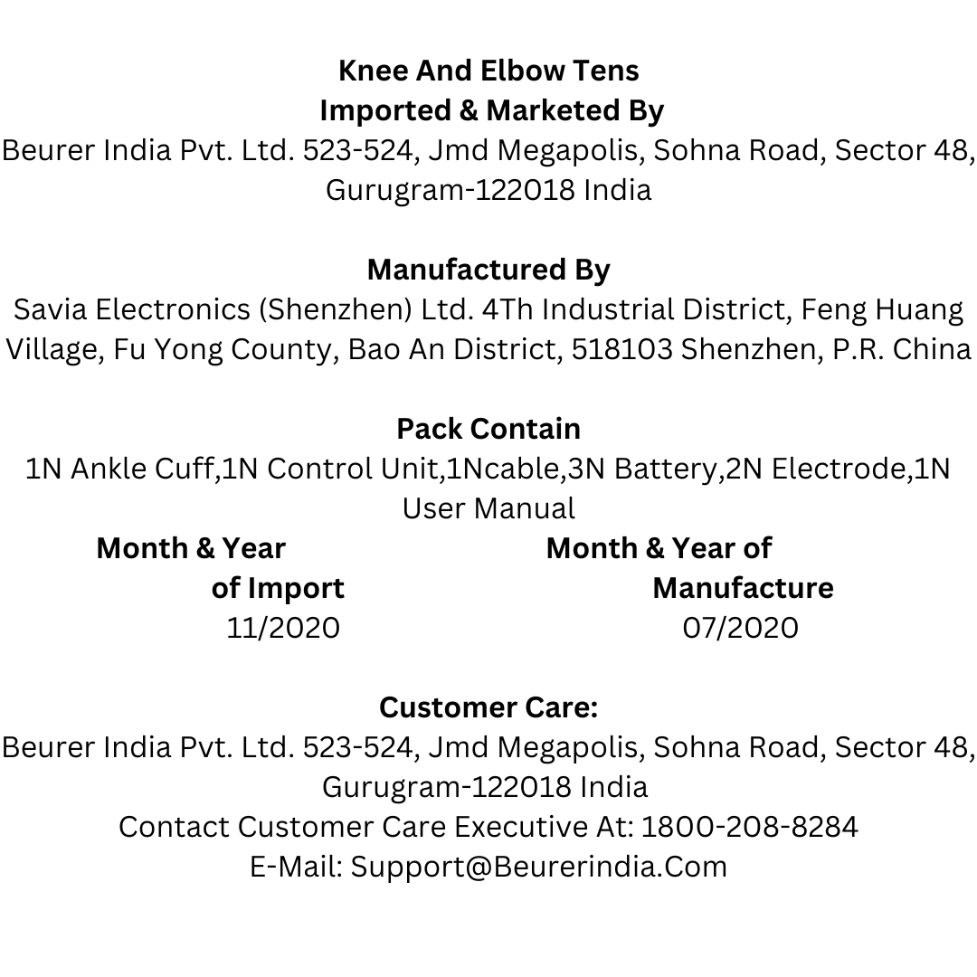 EM 29 Knee And Elbow Tens