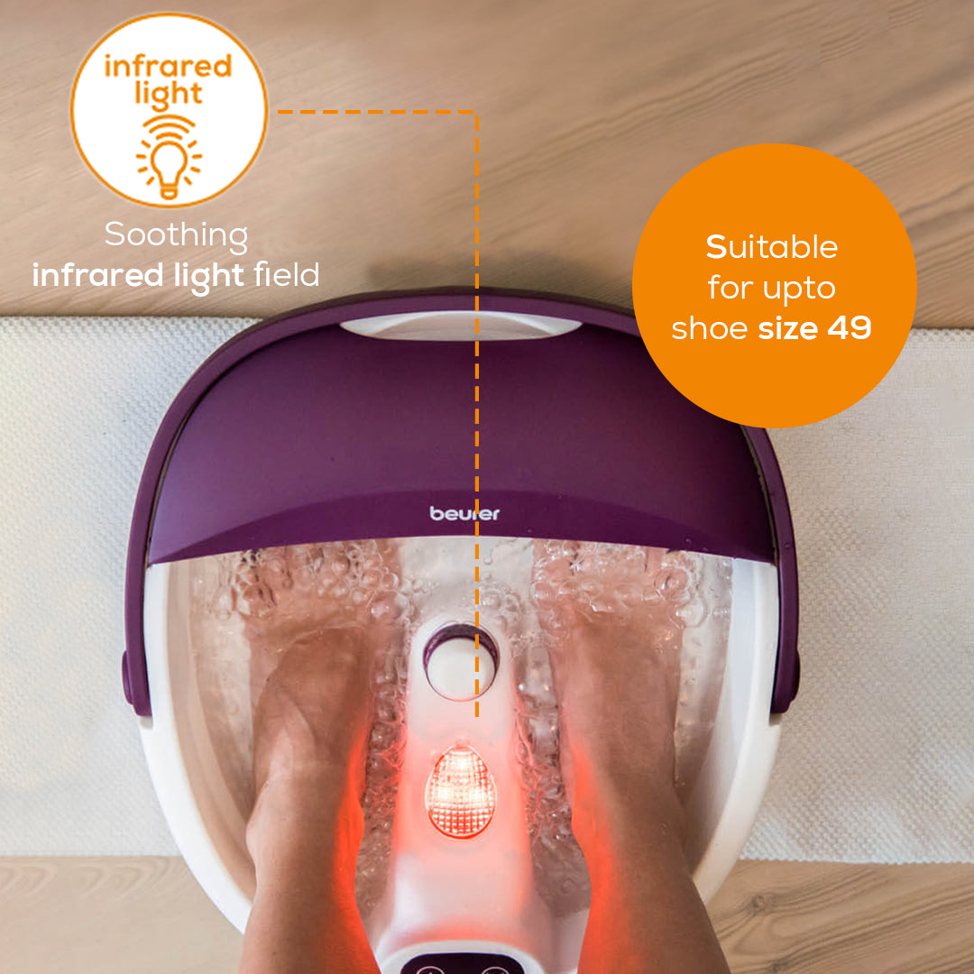Infrared Light with Footbath Massager