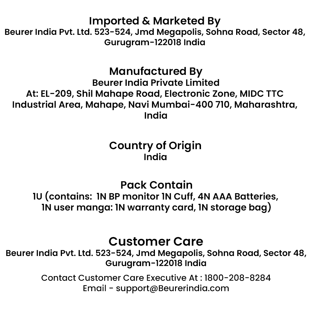 Beurer BM 32 Upper Arm Blood Pressure Monitor.