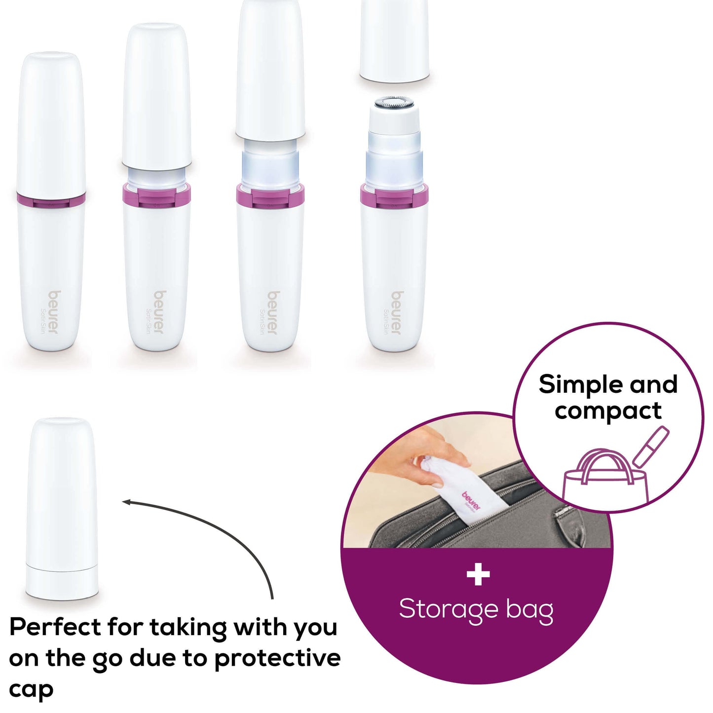 facial hair removal device